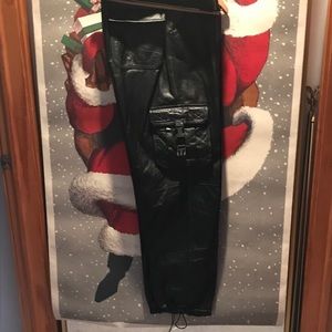 Men’s motorcycle riding leather pants